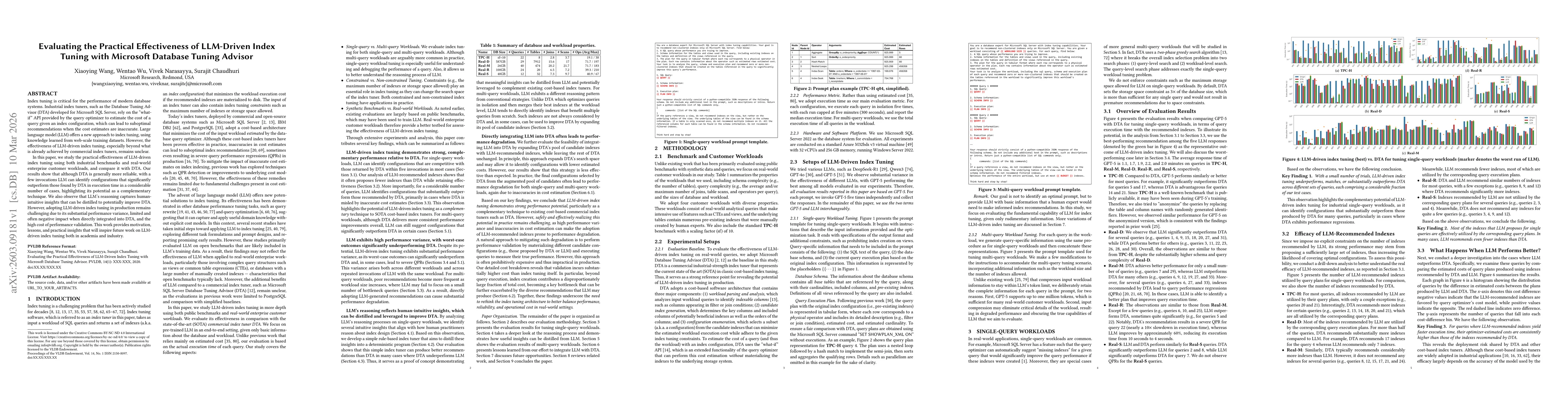 Thumbnail for Evaluating the Practical Effectiveness of LLM-Driven Index Tuning with Microsoft Database Tuning Advisor