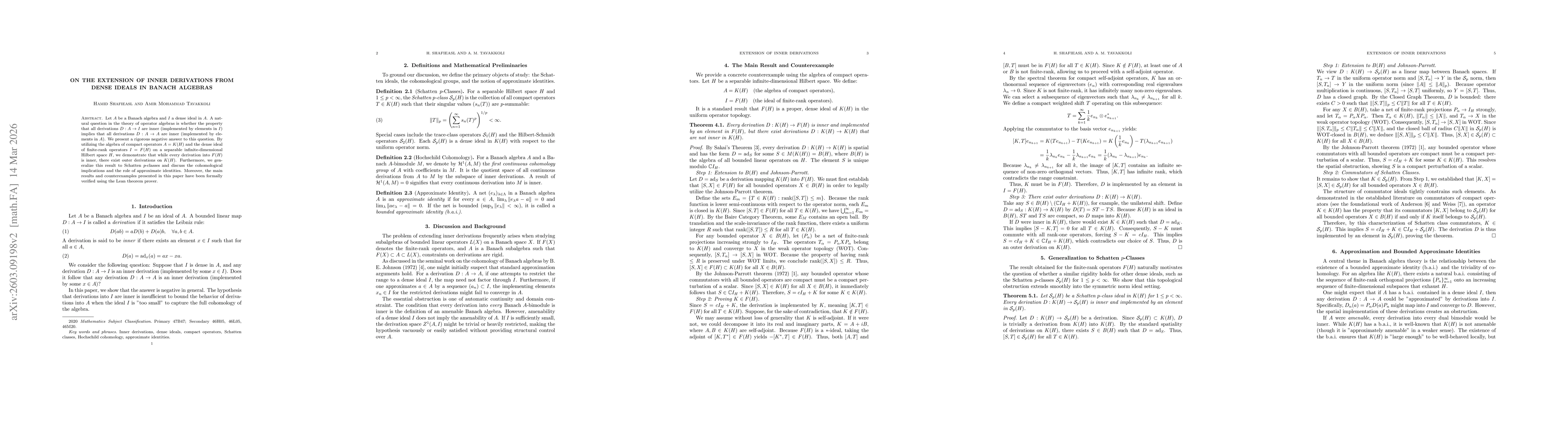 Thumbnail for On the extension of inner derivations from dense ideals in Banach algebras