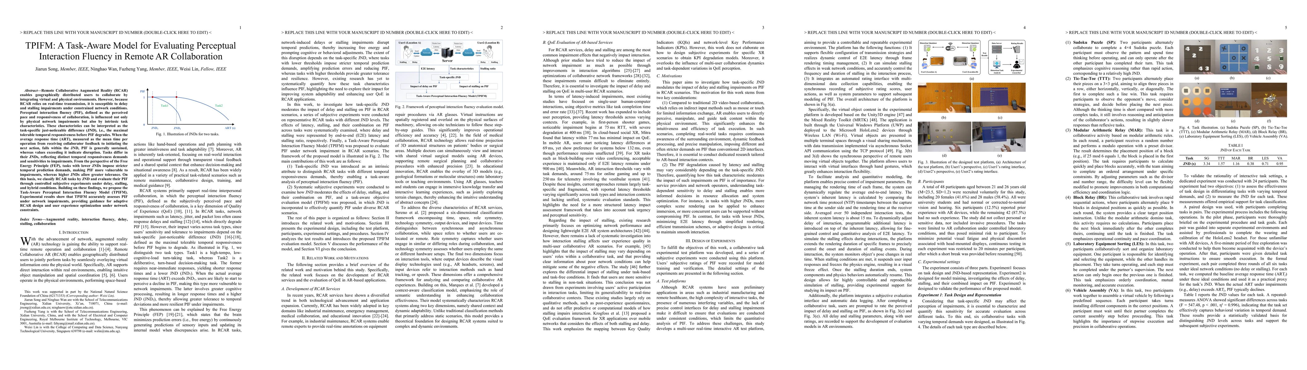 Thumbnail for TPIFM: A Task-Aware Model for Evaluating Perceptual Interaction Fluency in Remote AR Collaboration