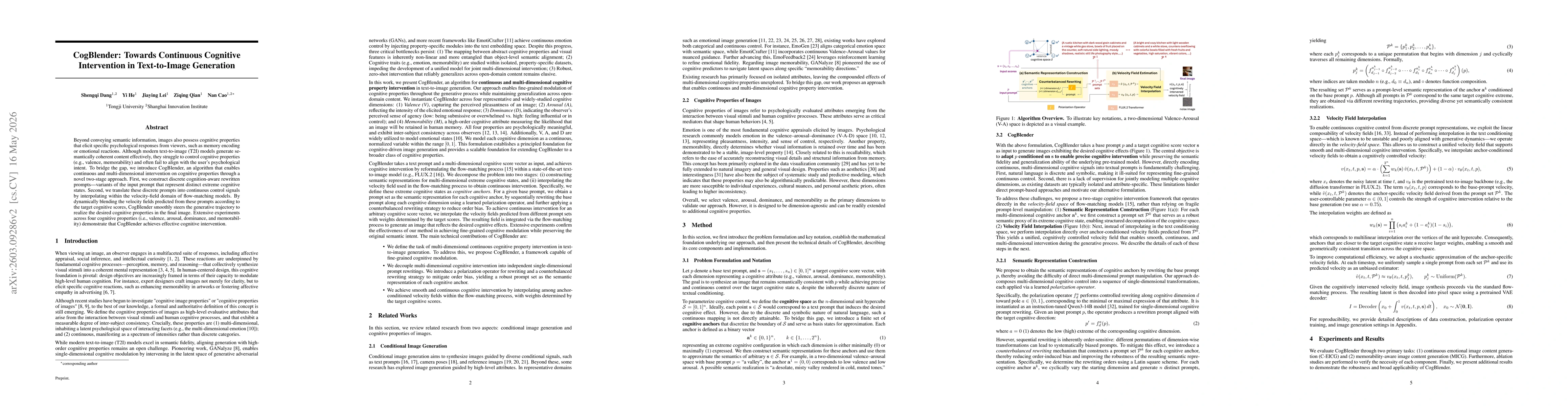Thumbnail for CogBlender: Towards Continuous Cognitive Intervention in Text-to-Image Generation
