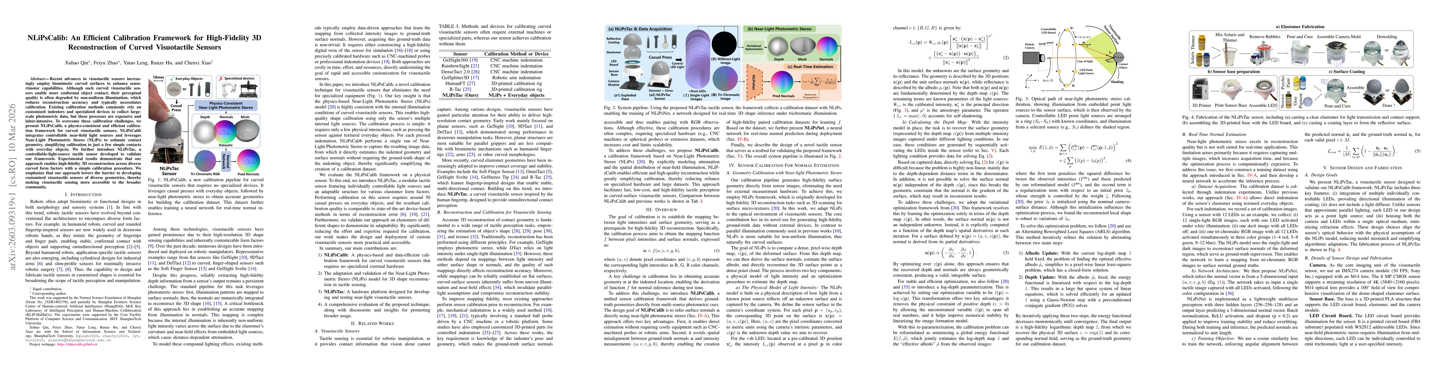 Thumbnail for NLiPsCalib: An Efficient Calibration Framework for High-Fidelity 3D Reconstruction of Curved Visuotactile Sensors