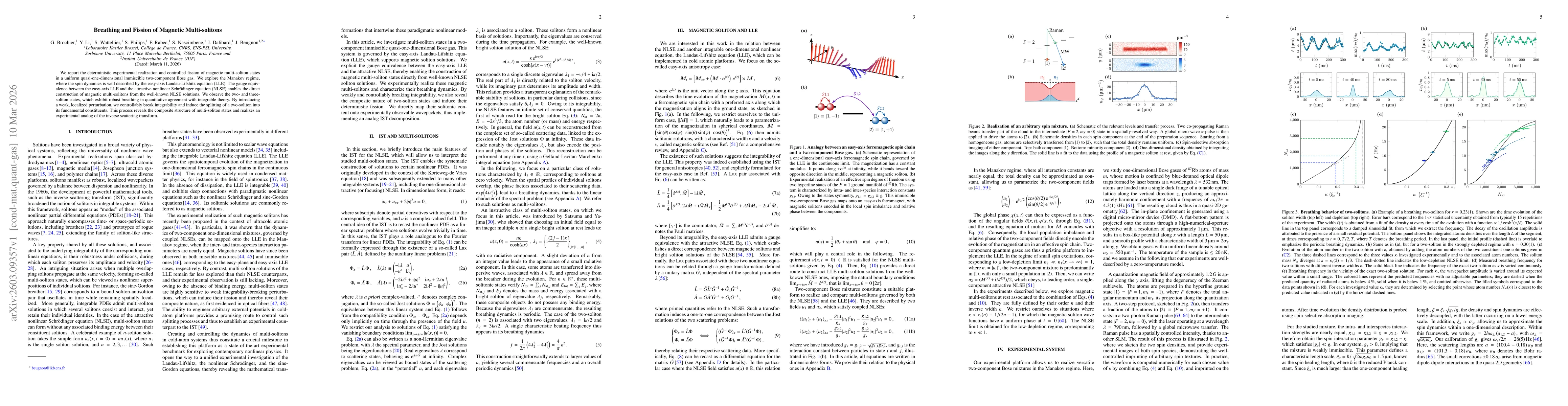 Thumbnail for Breathing and Fission of Magnetic Multi-Solitons