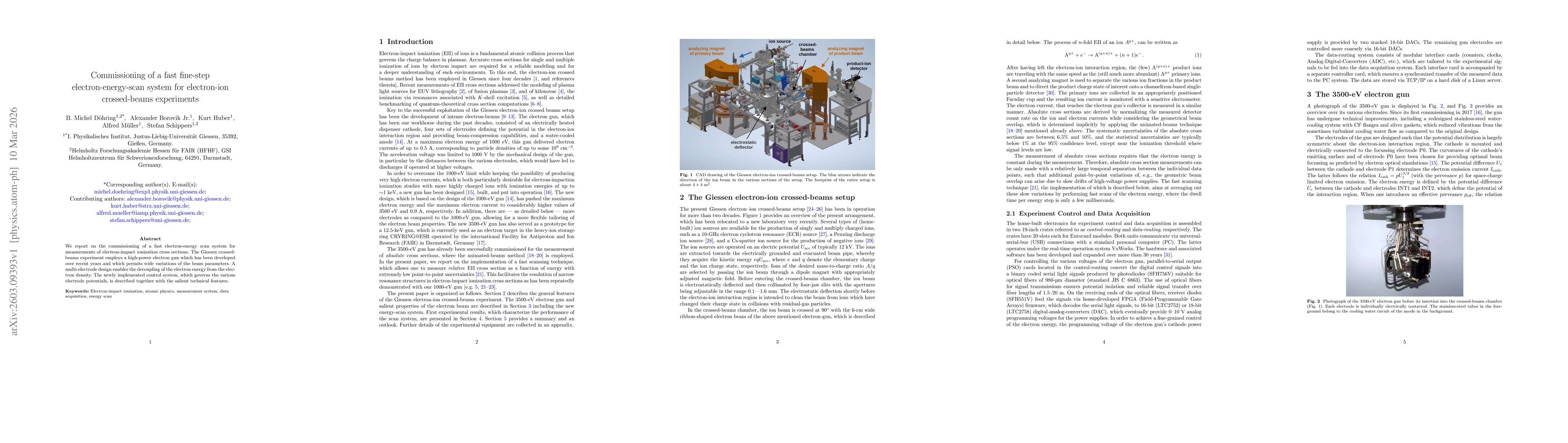 Thumbnail for Commissioning of a fast fine-step electron-energy-scan system for electron-ion crossed-beams experiments