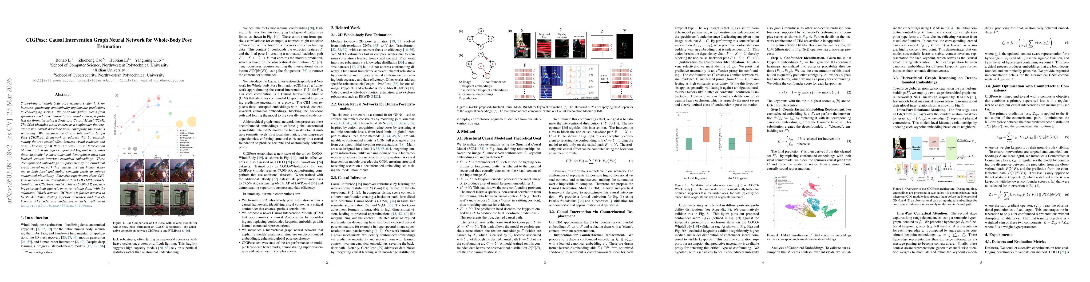 Thumbnail for CIGPose: Causal Intervention Graph Neural Network for Whole-Body Pose Estimation