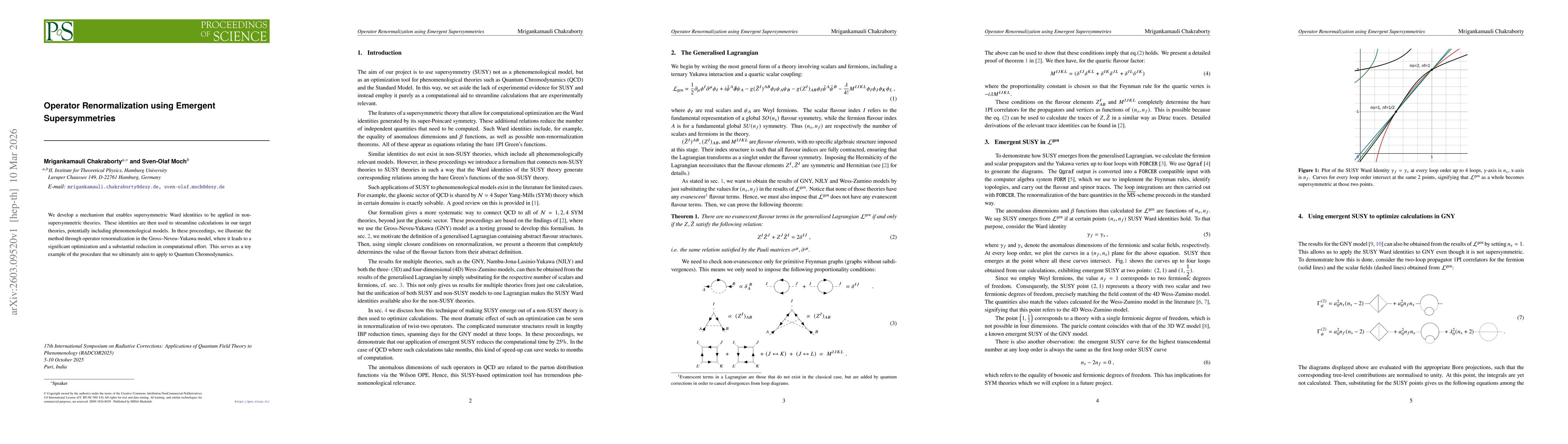 Thumbnail for Operator Renormalization using Emergent Supersymmetries