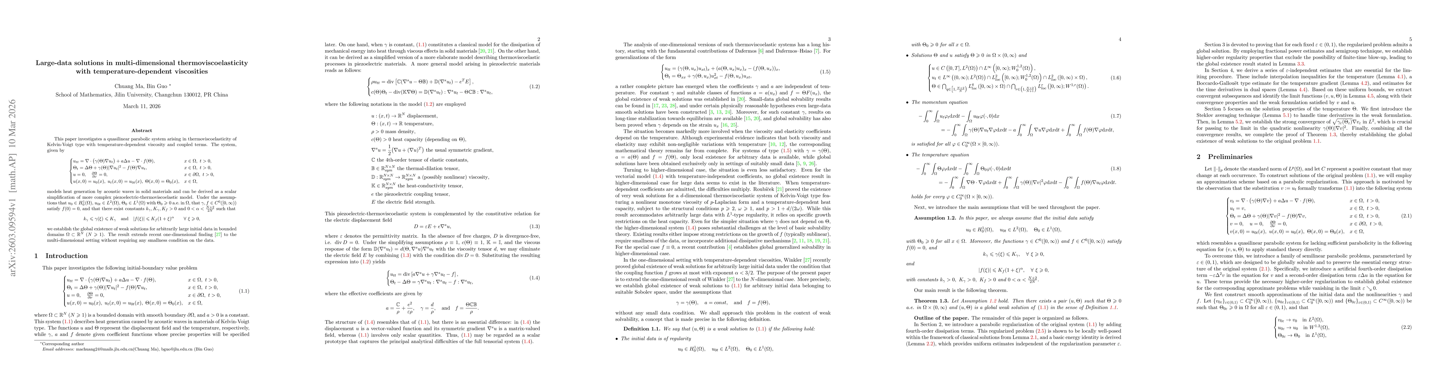 Thumbnail for Large-data solutions in multi-dimensional thermoviscoelasticity with temperature-dependent viscosities