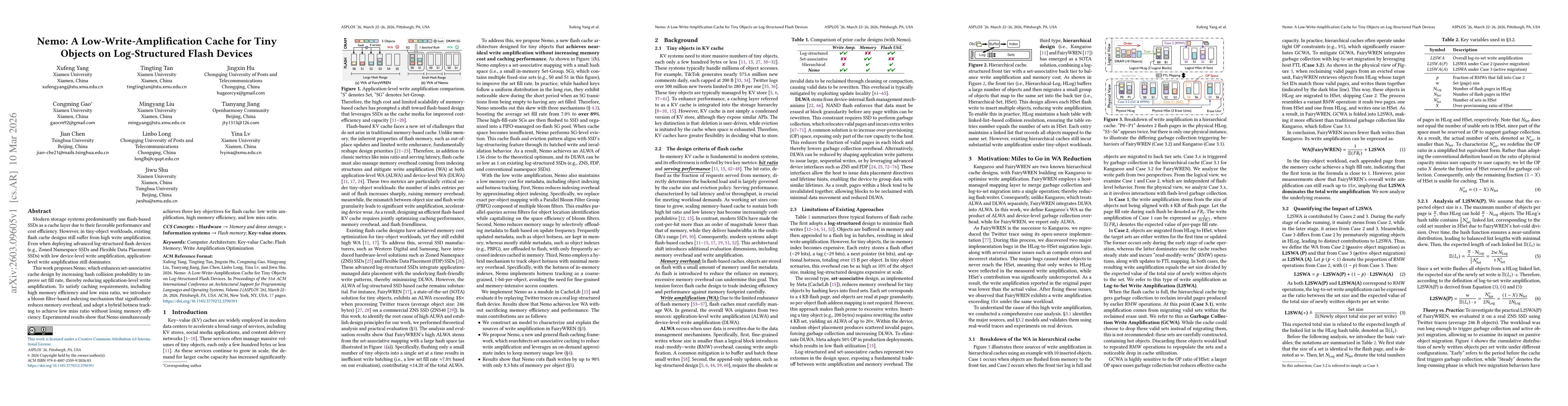 Thumbnail for Nemo: A Low-Write-Amplification Cache for Tiny Objects on Log-Structured Flash Devices