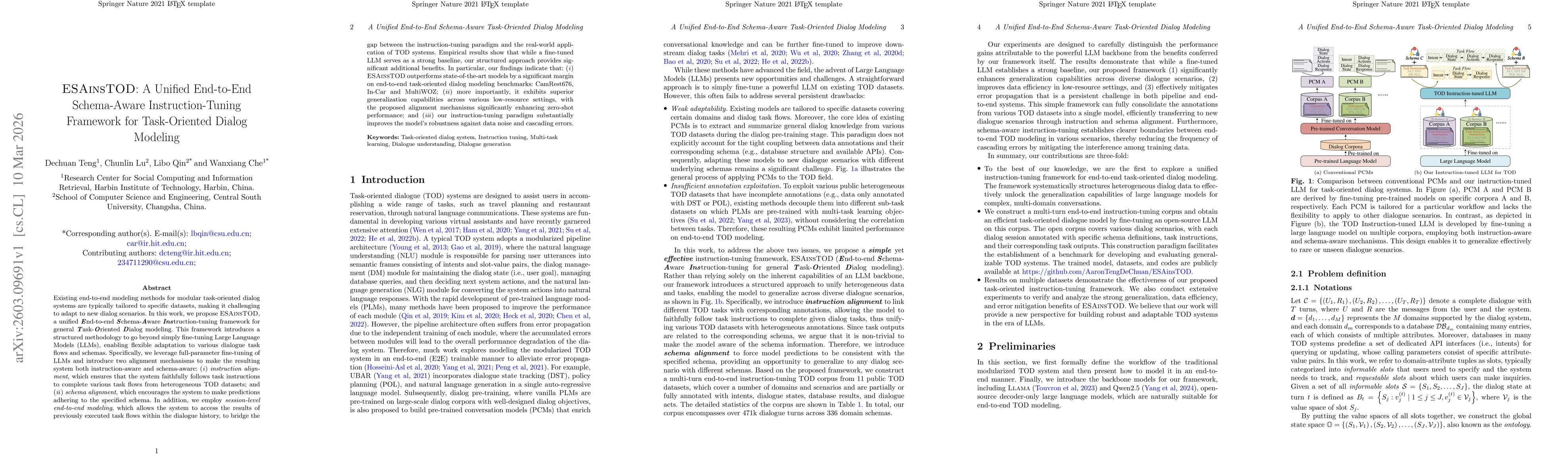 Thumbnail for ESAinsTOD: A Unified End-to-End Schema-Aware Instruction-Tuning Framework for Task-Oriented Dialog Modeling