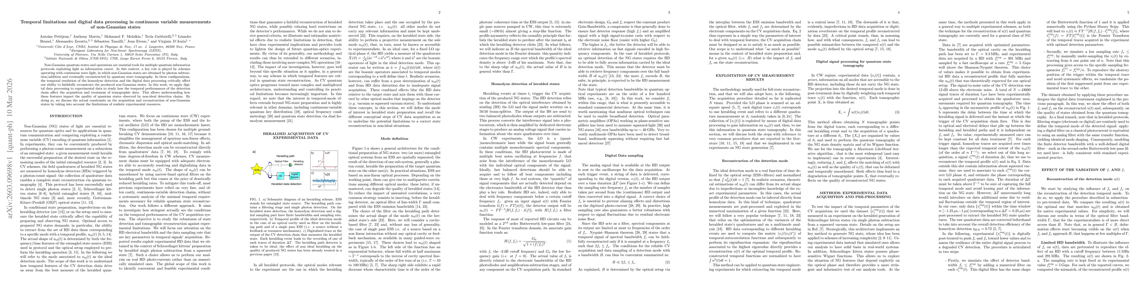 Thumbnail for Temporal limitations and digital data processing in continuous variable measurements of non-Gaussian states