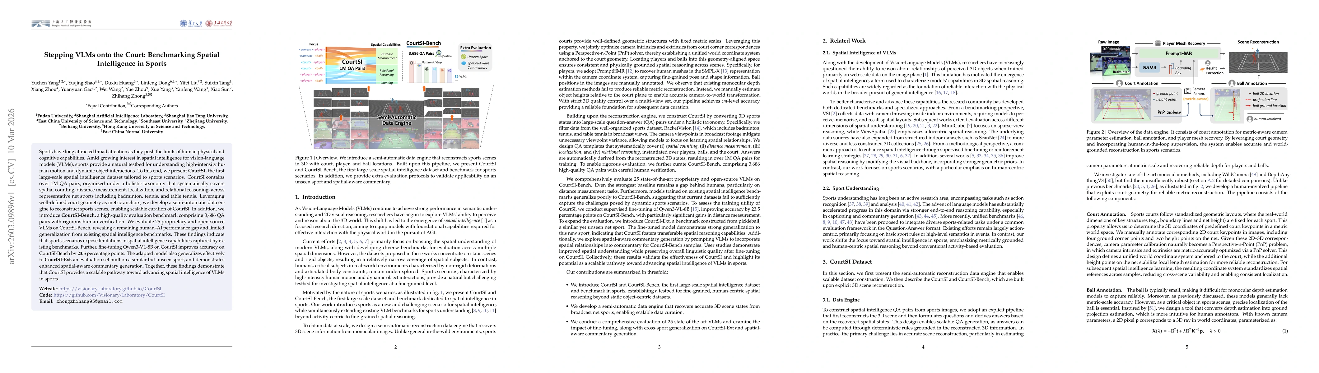 Thumbnail for Stepping VLMs onto the Court: Benchmarking Spatial Intelligence in Sports