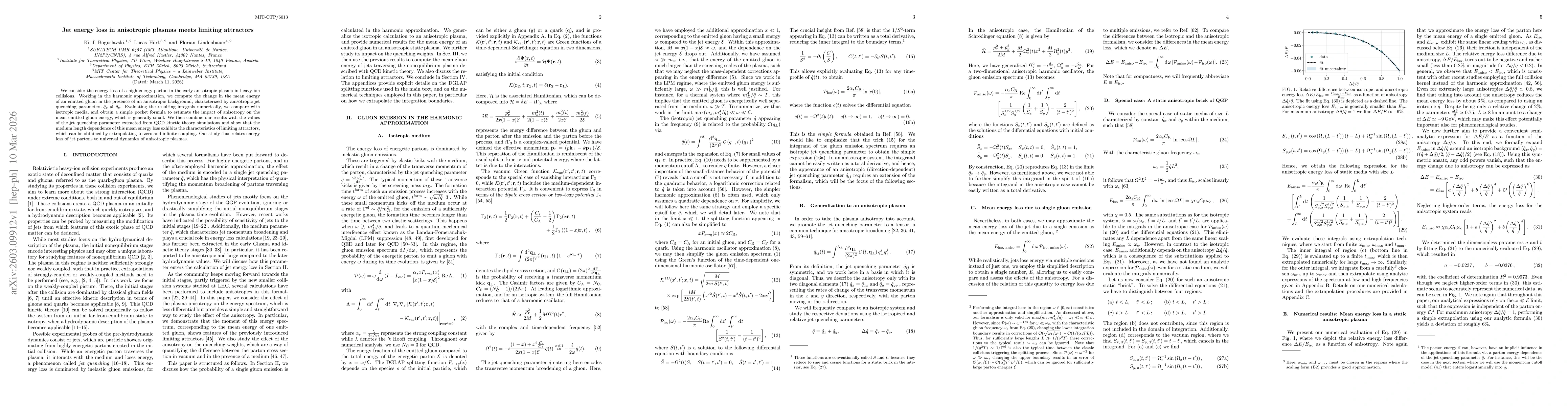 Thumbnail for Jet energy loss in anisotropic plasmas meets limiting attractors