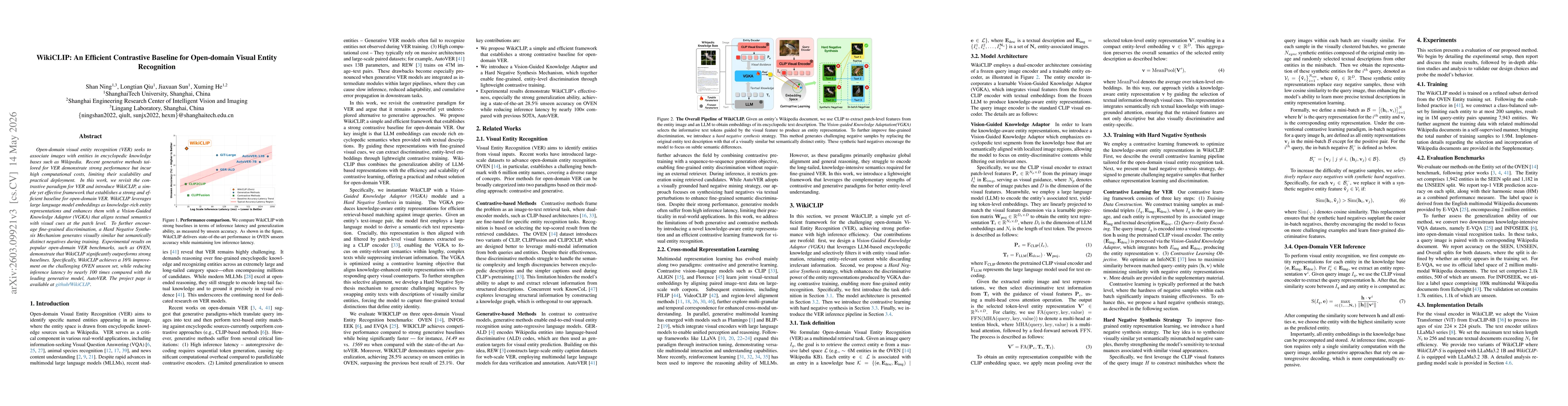 Thumbnail for WikiCLIP: An Efficient Contrastive Baseline for Open-domain Visual Entity Recognition