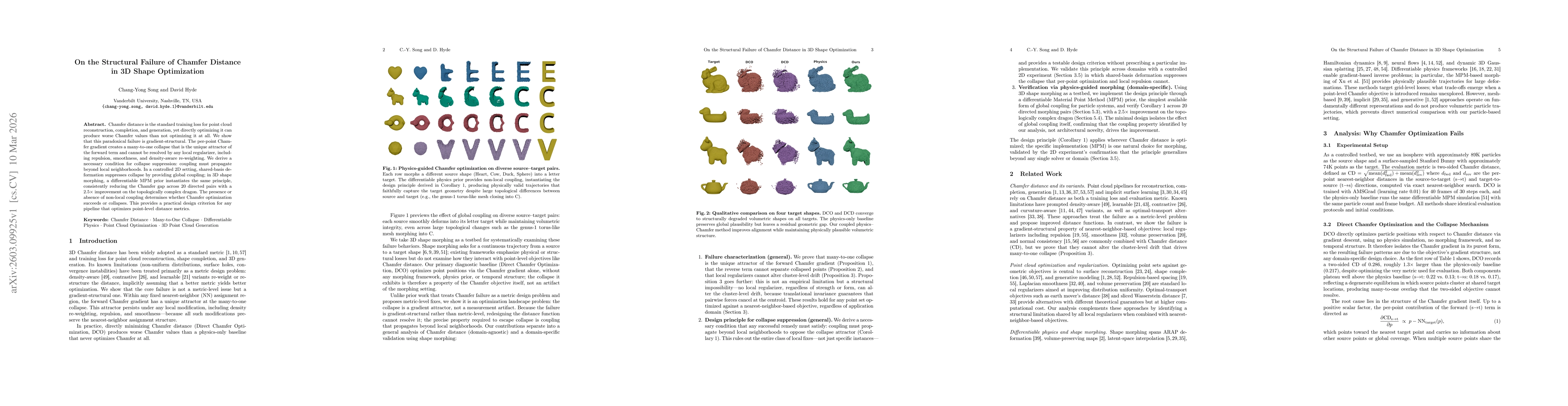 Thumbnail for On the Structural Failure of Chamfer Distance in 3D Shape Optimization