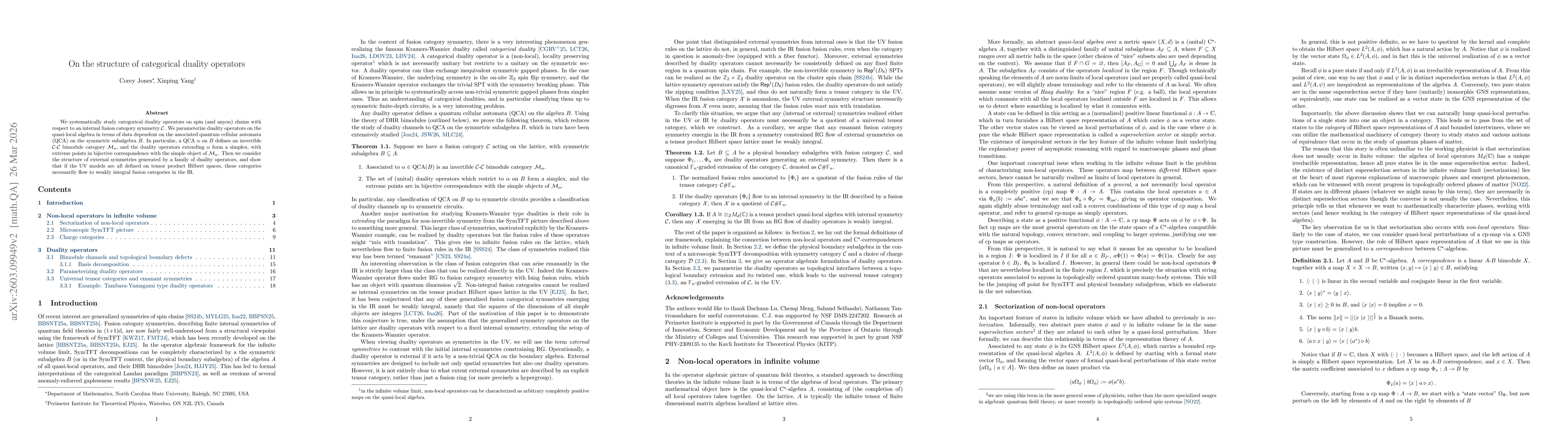 Thumbnail for On the structure of categorical duality operators