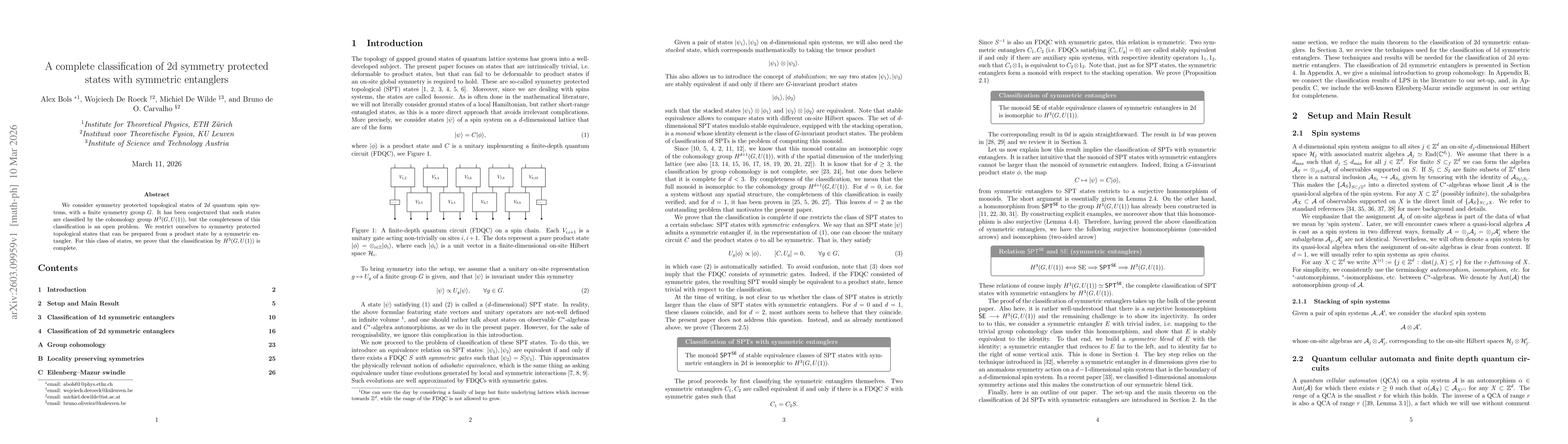 Thumbnail for A complete classification of 2d symmetry protected states with symmetric entanglers