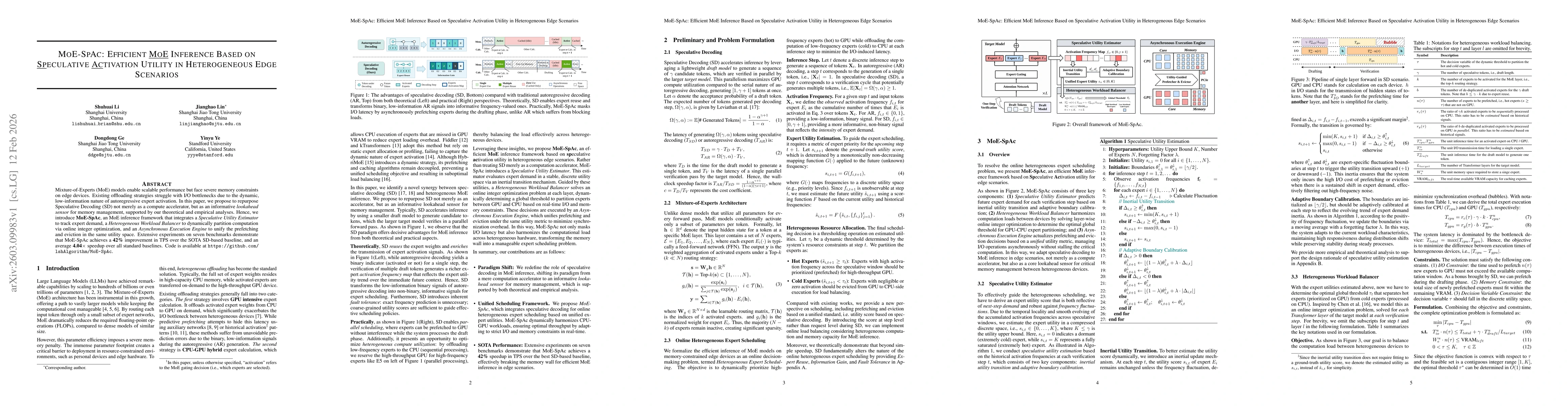 Thumbnail for MoE-SpAc: Efficient MoE Inference Based on Speculative Activation Utility in Heterogeneous Edge Scenarios
