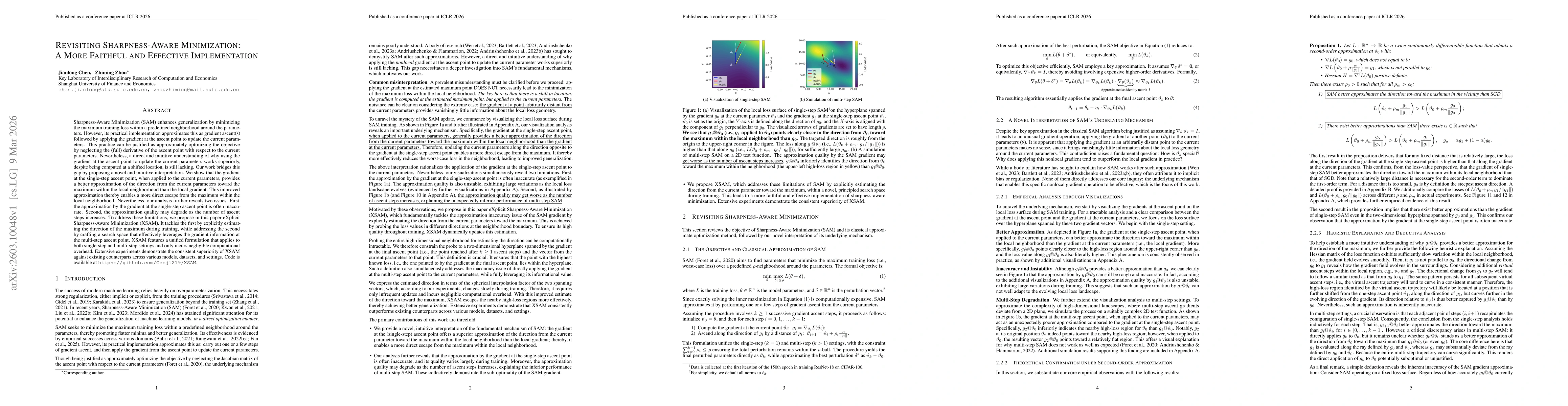 Thumbnail for Revisiting Sharpness-Aware Minimization: A More Faithful and Effective Implementation