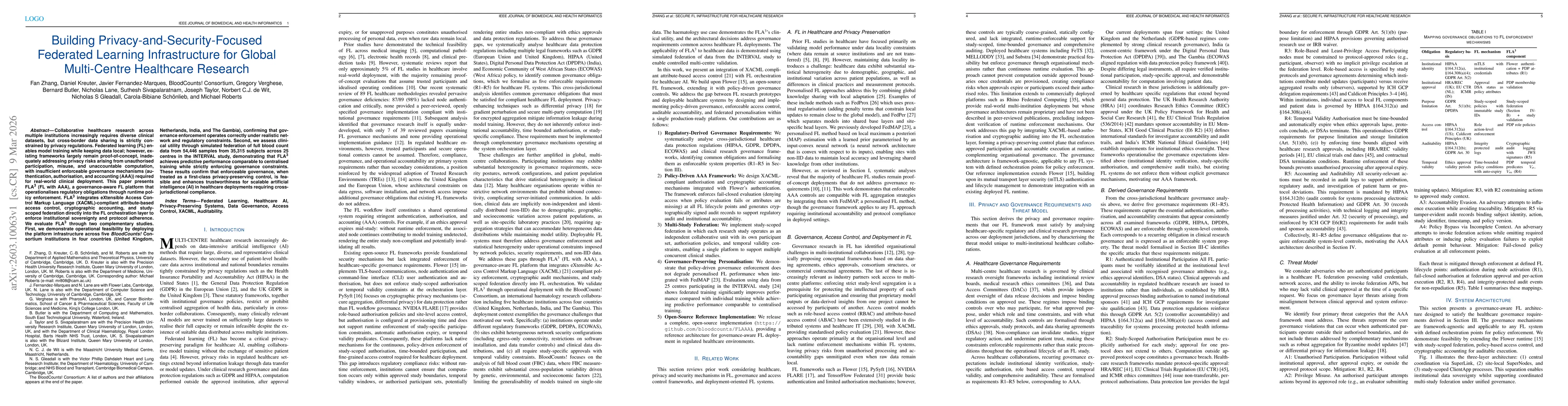 Thumbnail for Building Privacy-and-Security-Focused Federated Learning Infrastructure for Global Multi-Centre Healthcare Research