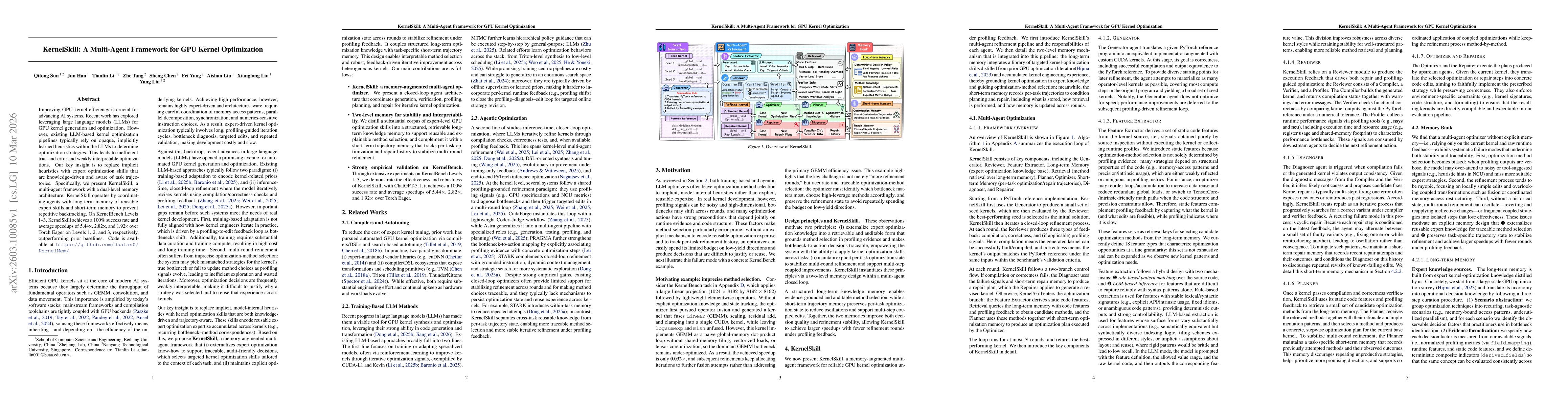 Thumbnail for KernelSkill: A Multi-Agent Framework for GPU Kernel Optimization