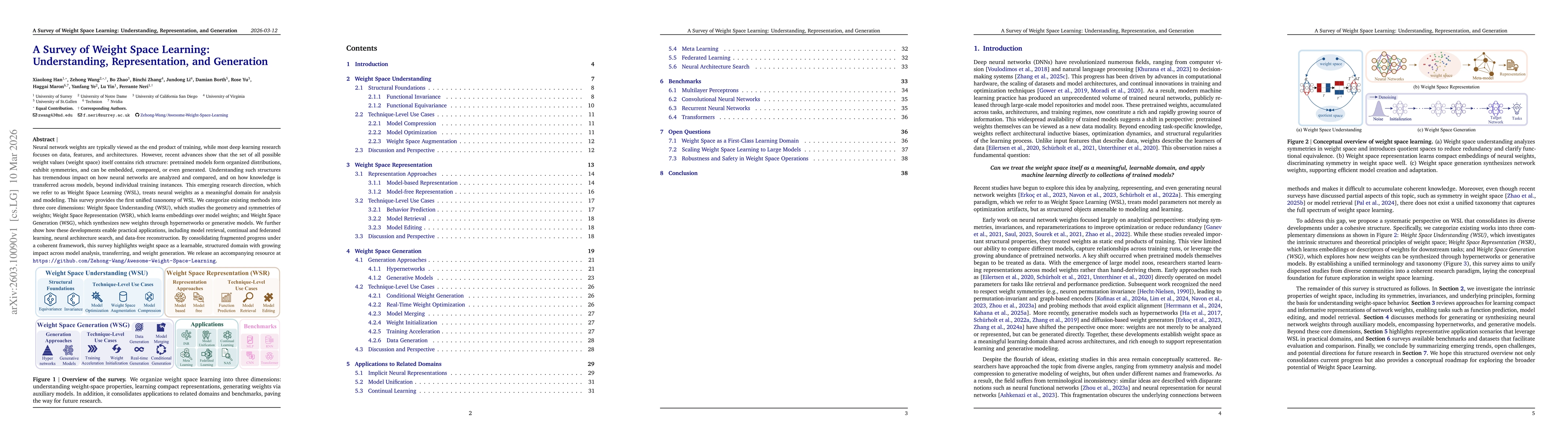 Thumbnail for A Survey of Weight Space Learning: Understanding, Representation, and Generation