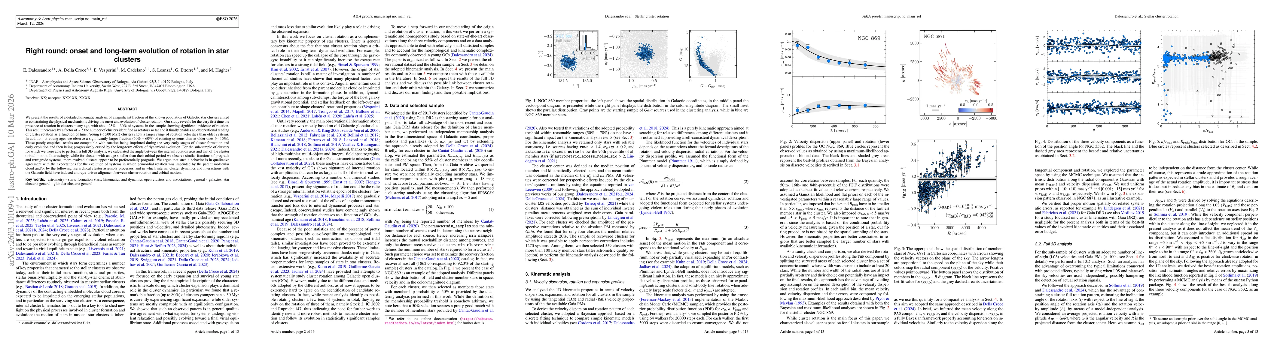 Thumbnail for Right round: onset and long-term evolution of rotation in star clusters