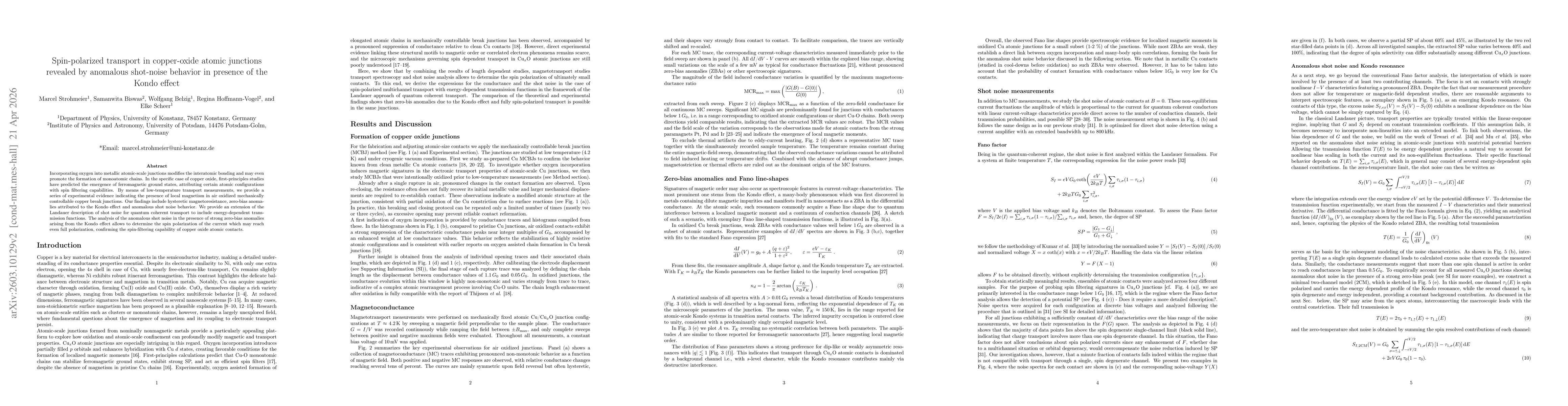 Thumbnail for Unveiling local magnetic moments in copper-oxide atomic junctions