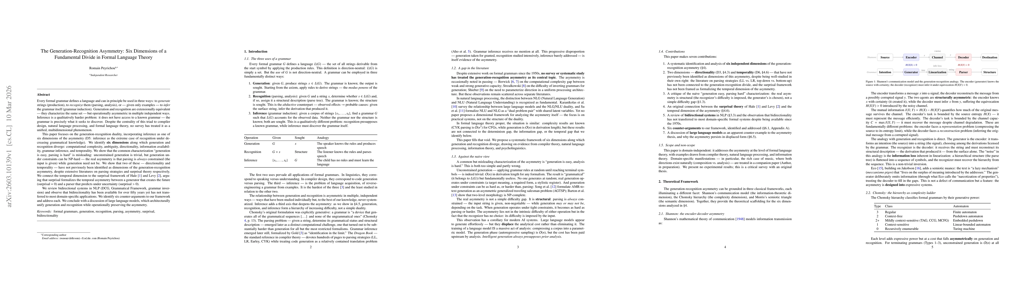 Thumbnail for The Generation-Recognition Asymmetry: Six Dimensions of a Fundamental Divide in Formal Language Theory
