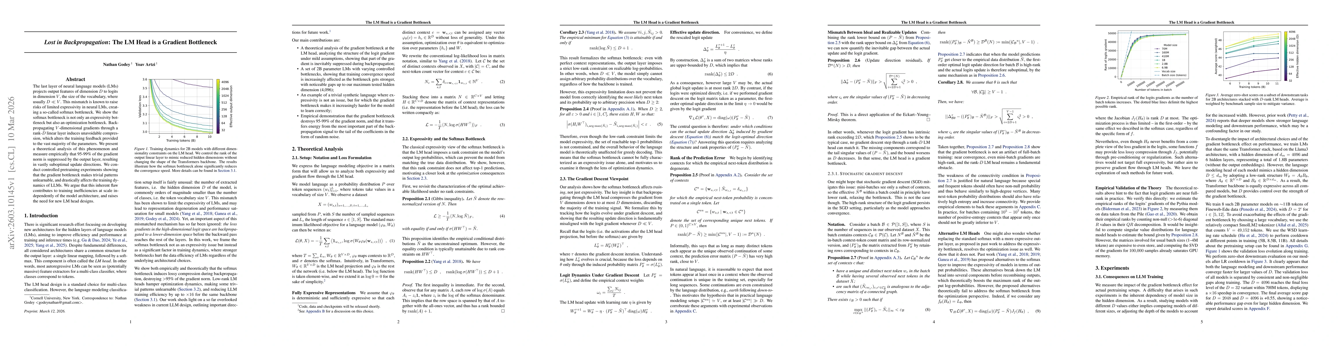 Thumbnail for Lost in Backpropagation: The LM Head is a Gradient Bottleneck