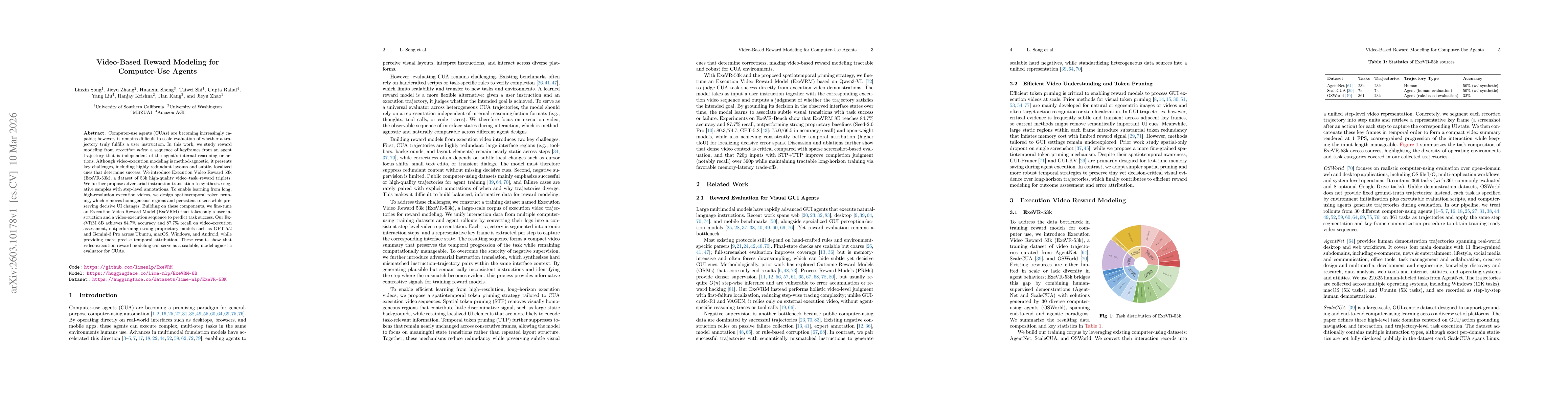 Thumbnail for Video-Based Reward Modeling for Computer-Use Agents