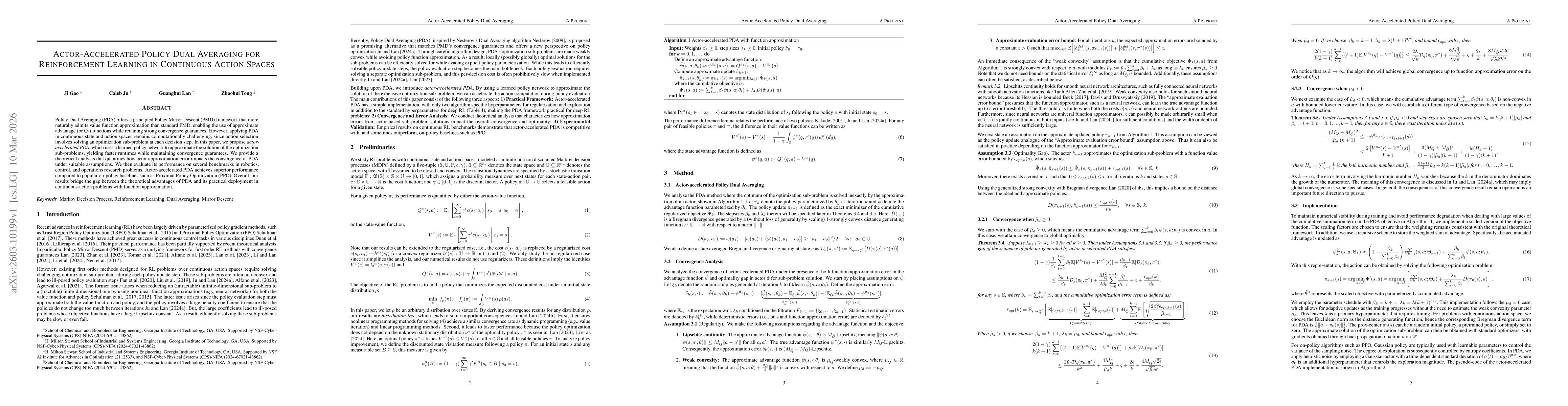 Thumbnail for Actor-Accelerated Policy Dual Averaging for Reinforcement Learning in Continuous Action Spaces
