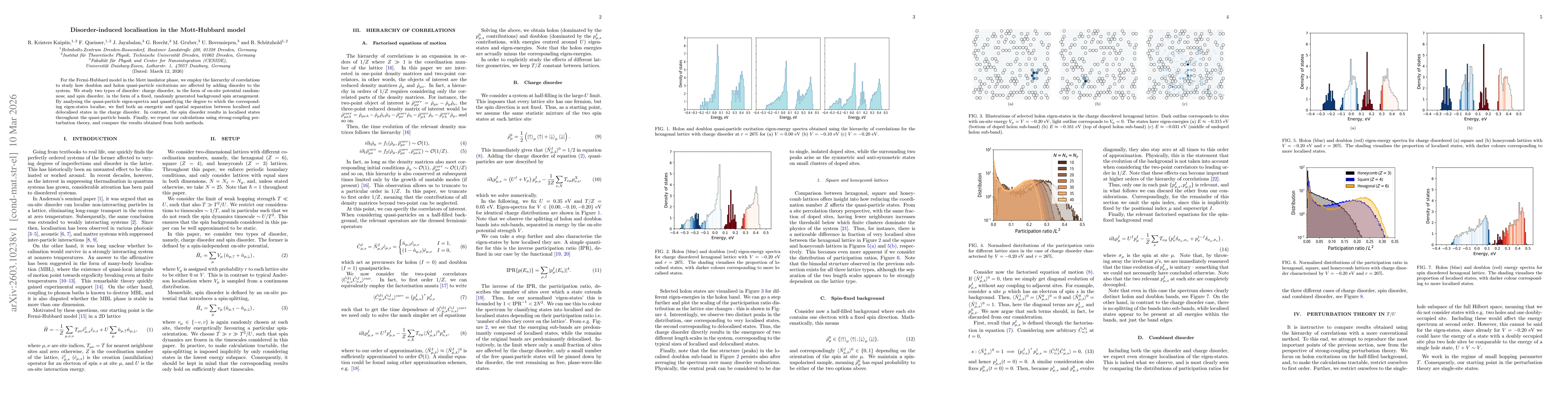 Thumbnail for Disorder-induced localisation in the Mott-Hubbard model