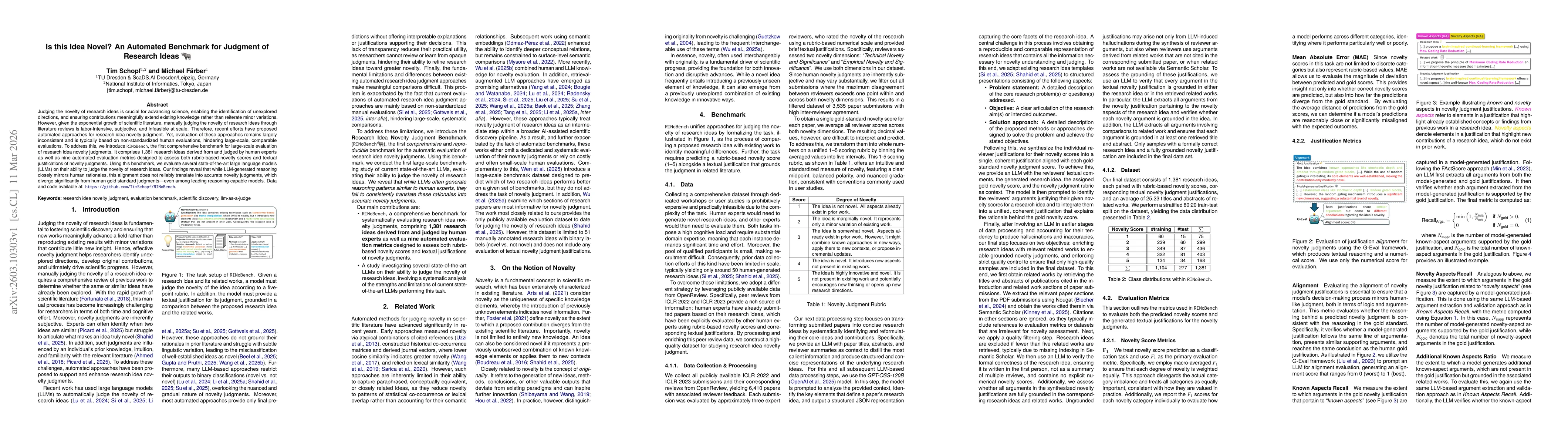 Thumbnail for Is this Idea Novel? An Automated Benchmark for Judgment of Research Ideas
