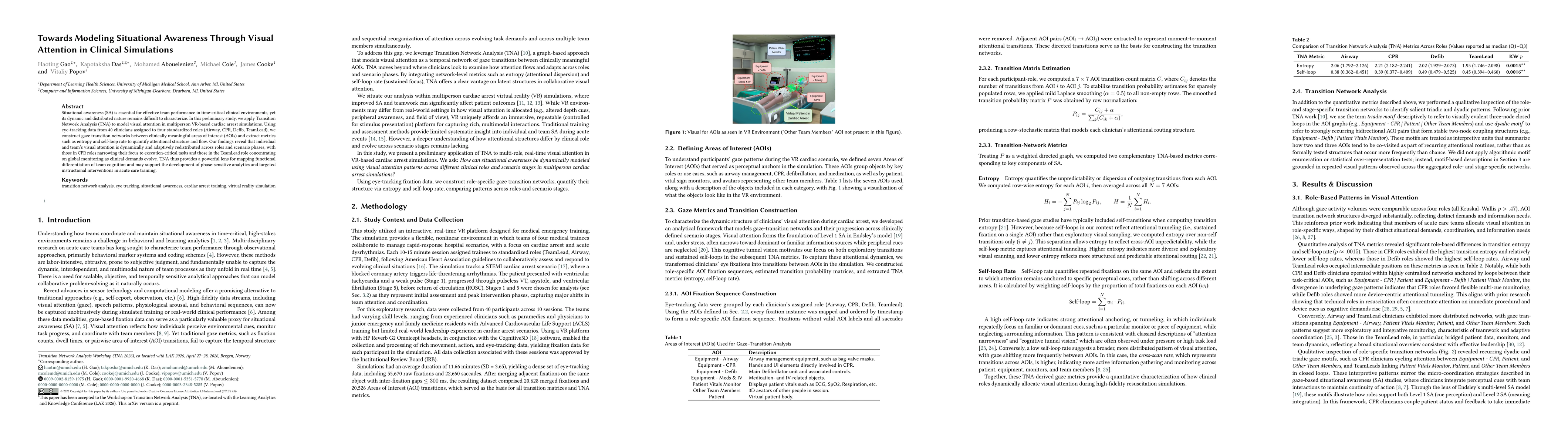 Thumbnail for Towards Modeling Situational Awareness Through Visual Attention in Clinical Simulations