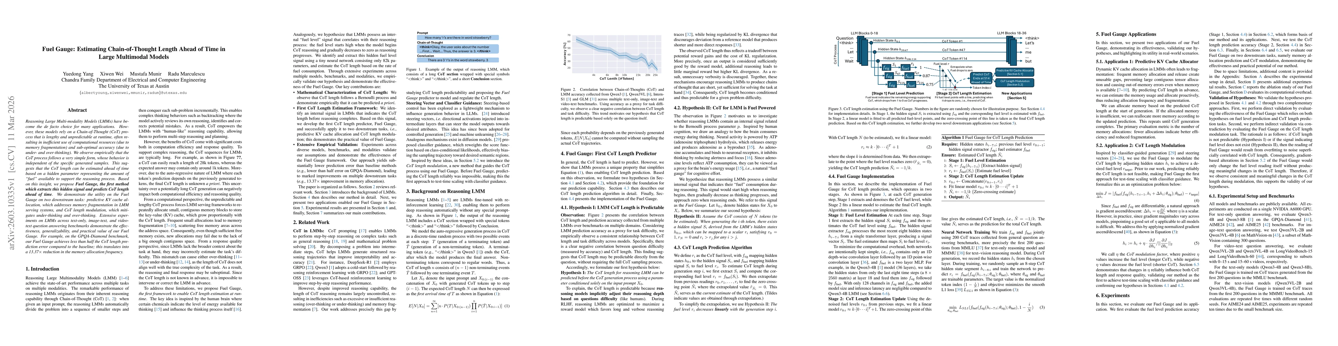 Thumbnail for Fuel Gauge: Estimating Chain-of-Thought Length Ahead of Time in Large Multimodal Models