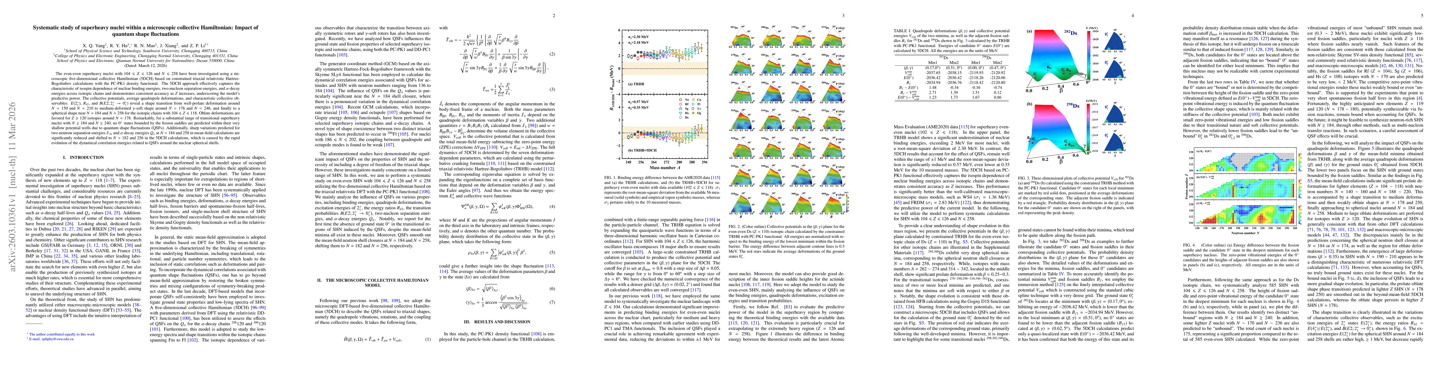 Thumbnail for Systematic study of superheavy nuclei within a microscopic collective Hamiltonian: Impact of quantum shape fluctuations