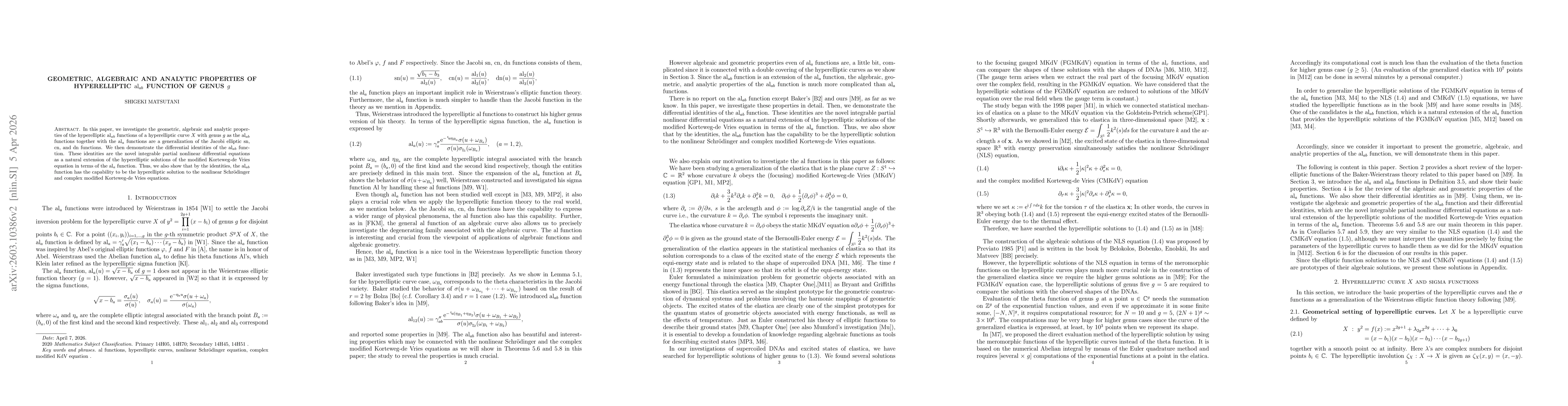 Thumbnail for Geometric, algebraic and analytic properties of hyperelliptic $\mathrm{al}_{ab}$ function