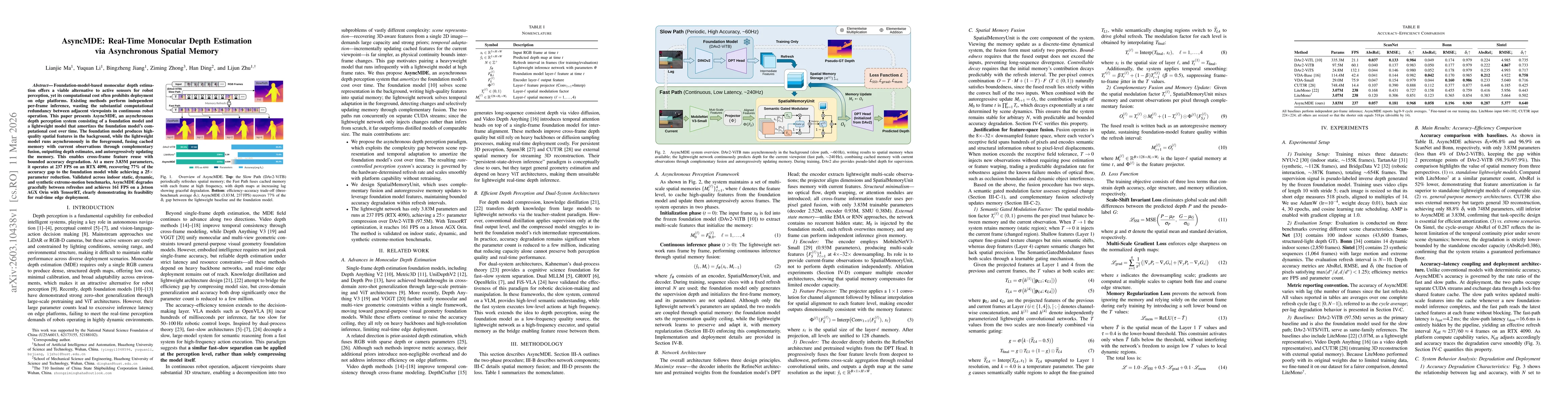 Thumbnail for AsyncMDE: Real-Time Monocular Depth Estimation via Asynchronous Spatial Memory
