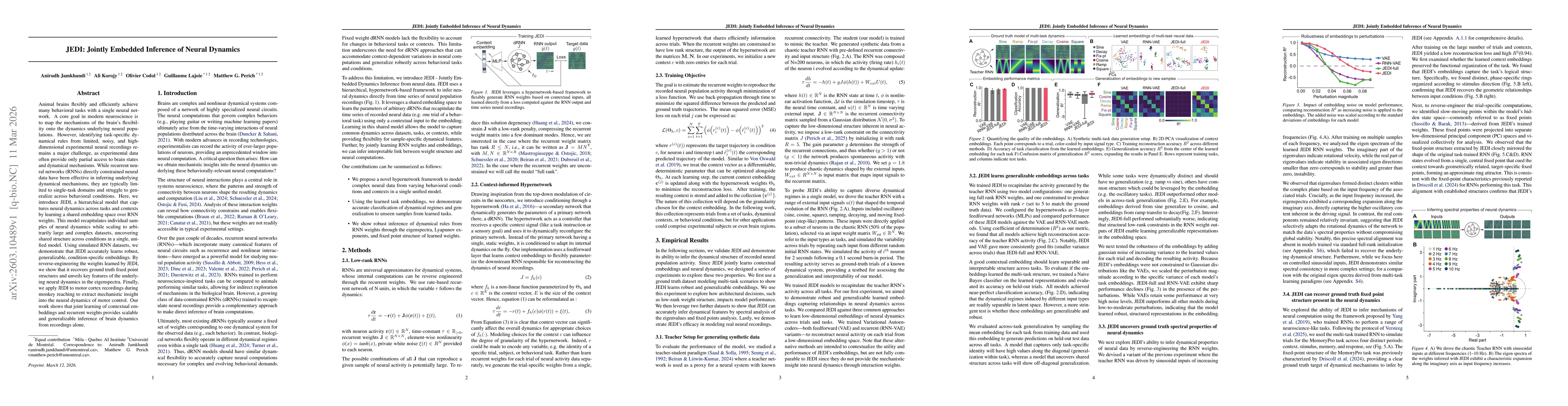 Thumbnail for JEDI: Jointly Embedded Inference of Neural Dynamics