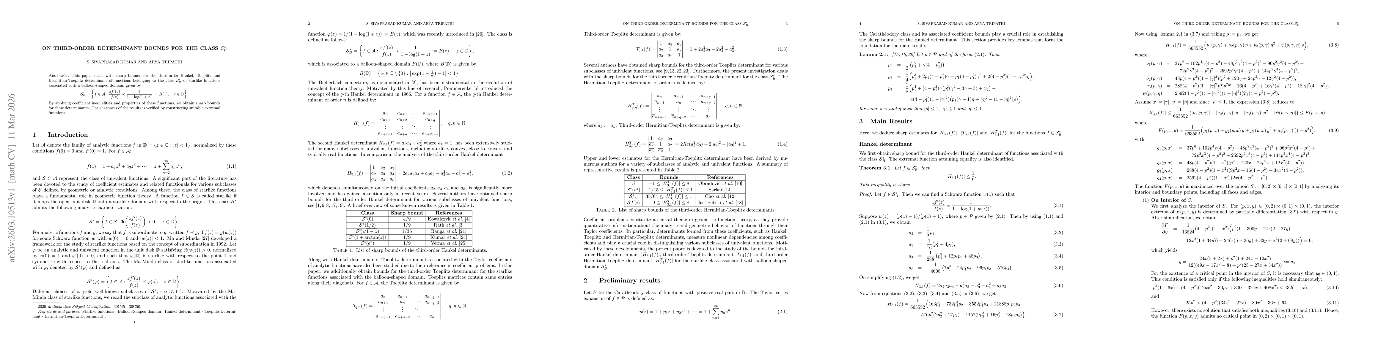 Thumbnail for On Third-Order Determinant Bounds for the class $\mathcal{S}^*_{B}$