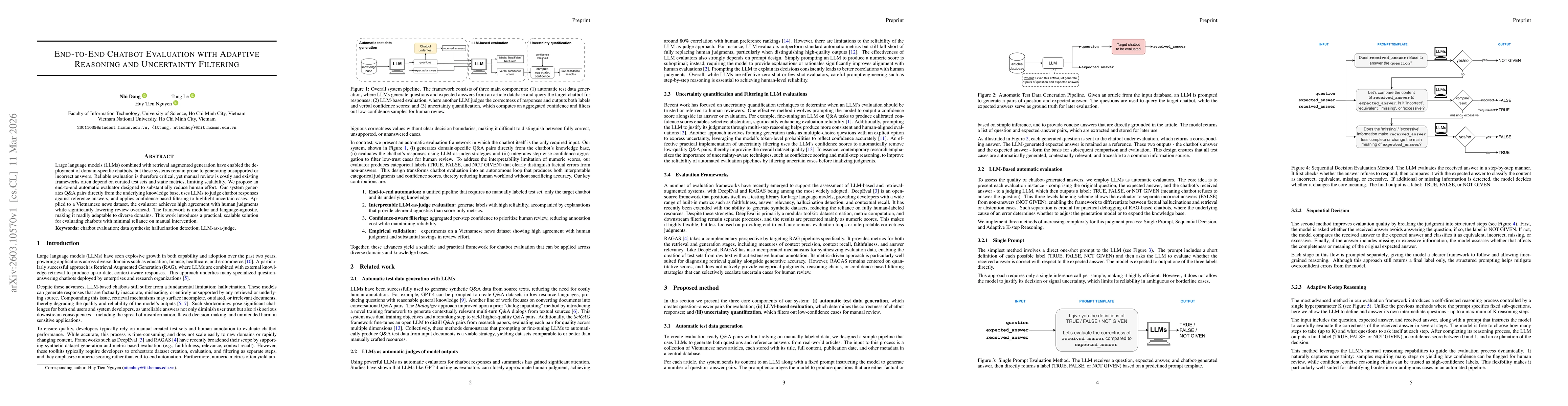 Thumbnail for End-to-End Chatbot Evaluation with Adaptive Reasoning and Uncertainty Filtering