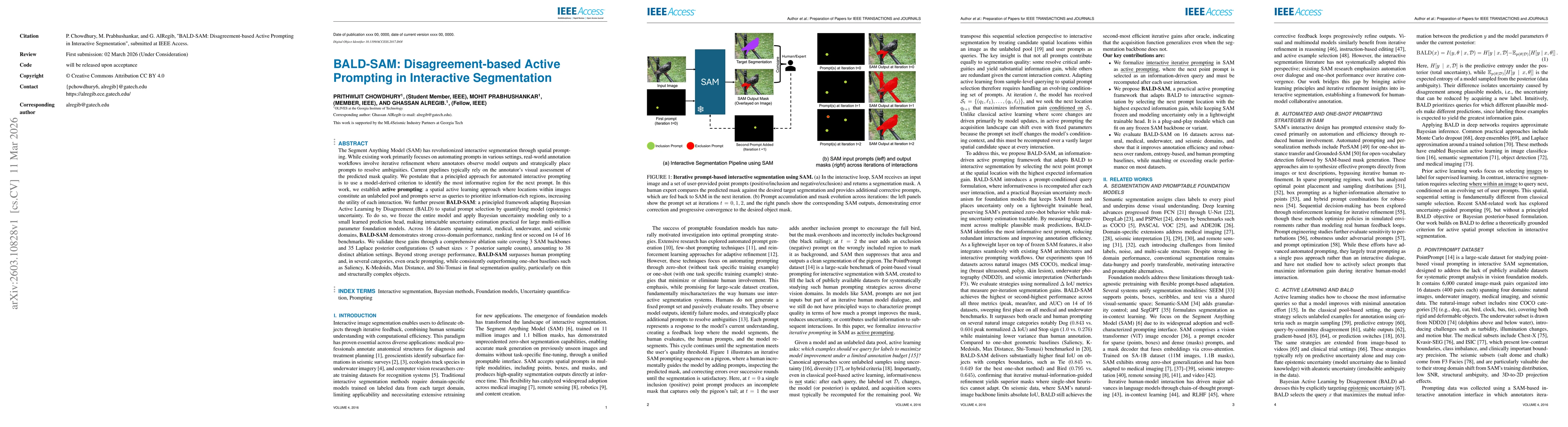 Thumbnail for BALD-SAM: Disagreement-based Active Prompting in Interactive Segmentation