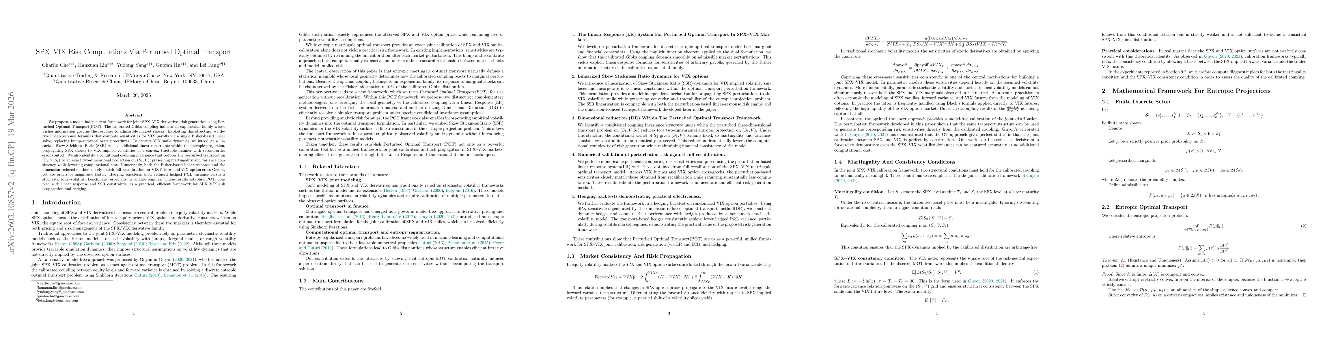 Thumbnail for SPX-VIX Risk Computations Via Perturbed Optimal Transport