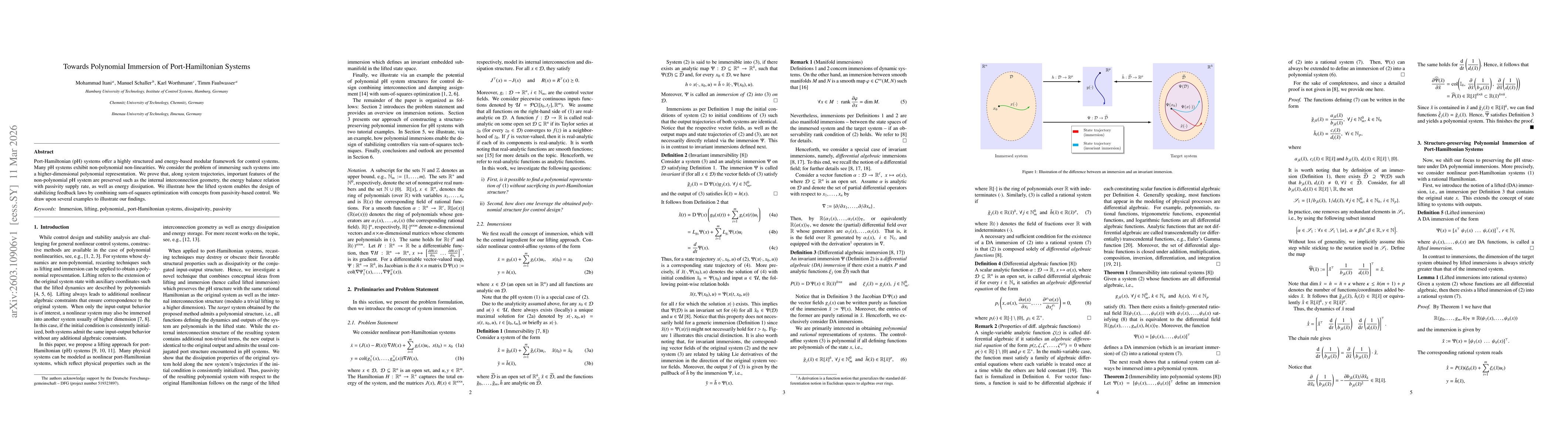 Thumbnail for Towards Polynomial Immersion of Port-Hamiltonian Systems