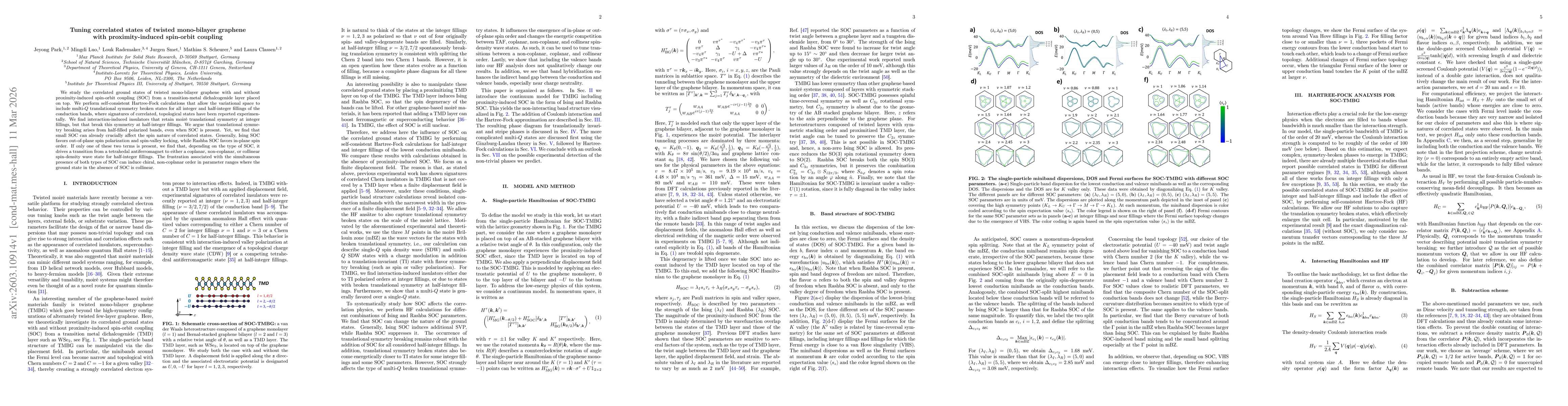 Thumbnail for Tuning correlated states of twisted mono-bilayer graphene with proximity-induced spin-orbit coupling