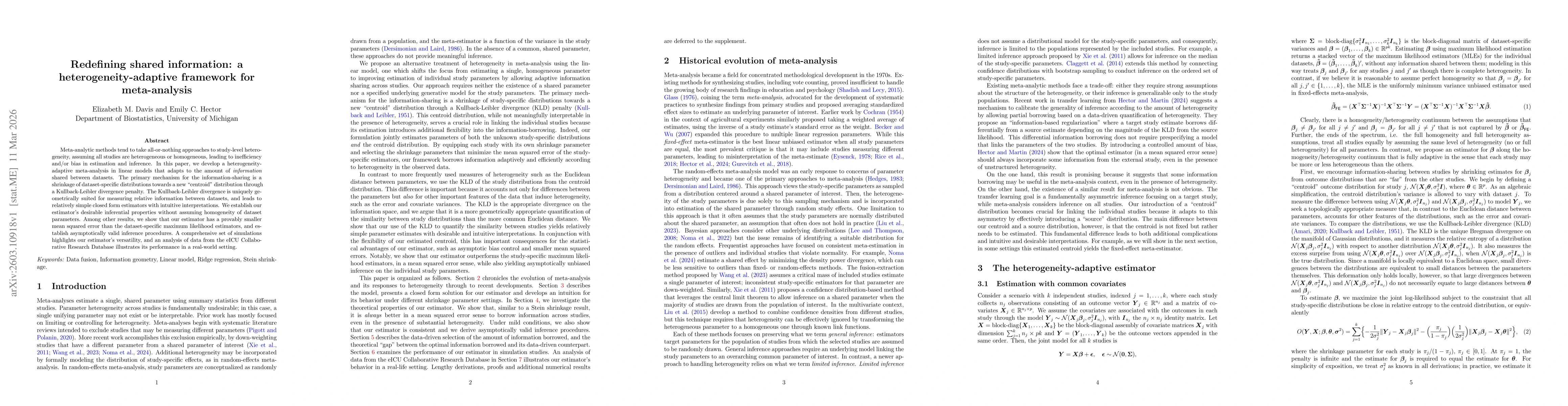 Thumbnail for Redefining shared information: a heterogeneity-adaptive framework for meta-analysis