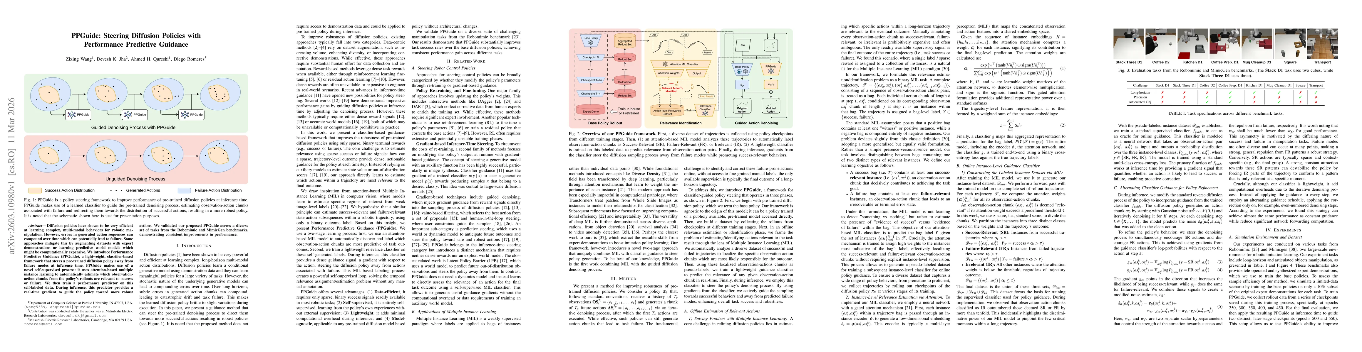 Thumbnail for PPGuide: Steering Diffusion Policies with Performance Predictive Guidance