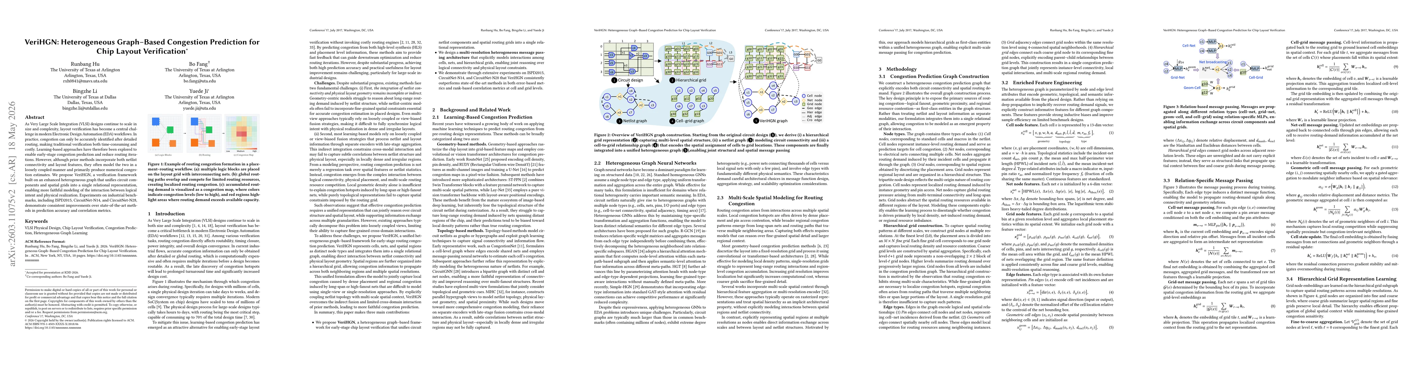 Thumbnail for Unifying Logical and Physical Layout Representations via Heterogeneous Graphs for Circuit Congestion Prediction