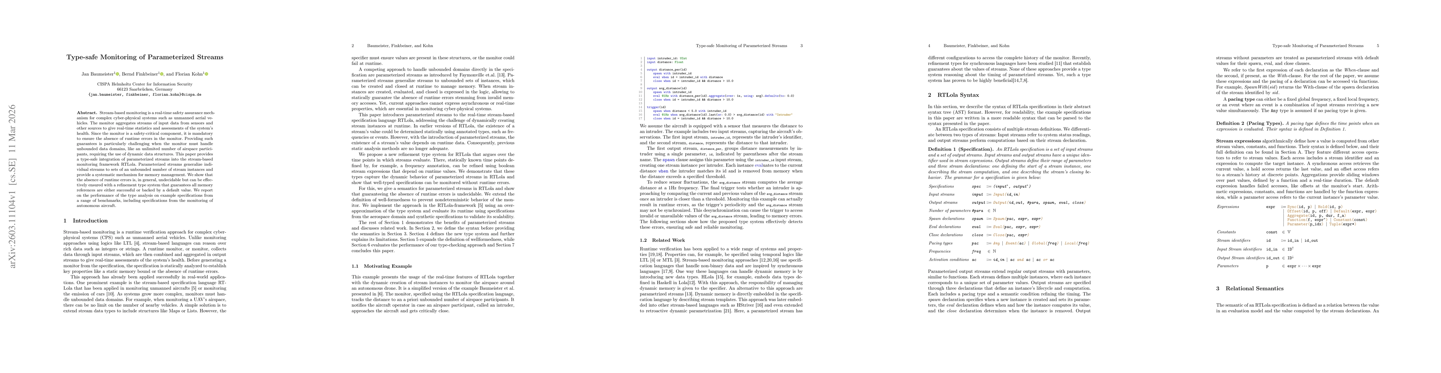 Thumbnail for Type-safe Monitoring of Parameterized Streams