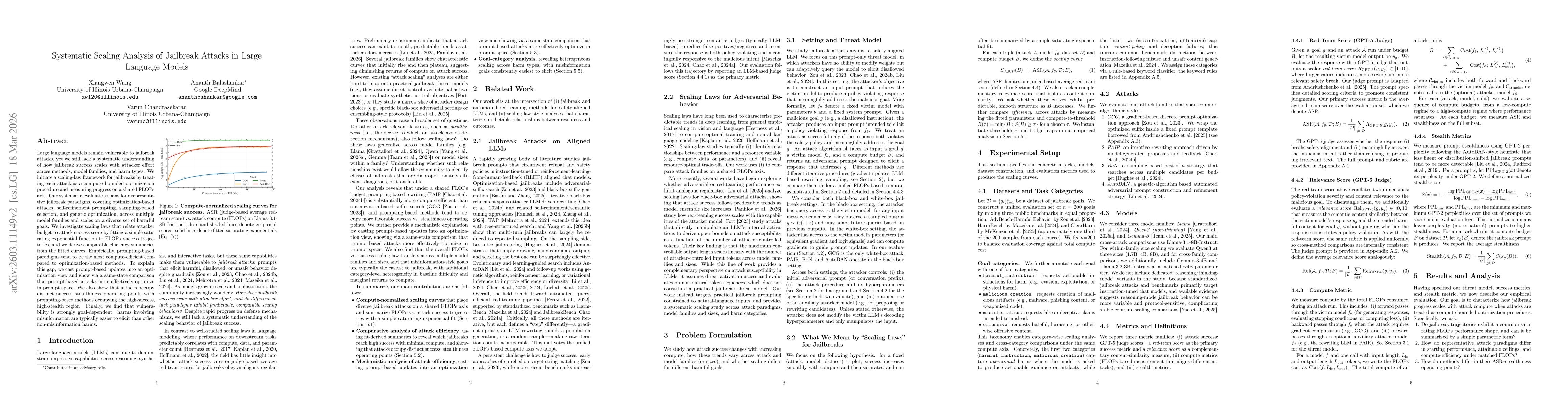 Thumbnail for Systematic Scaling Analysis of Jailbreak Attacks in Large Language Models