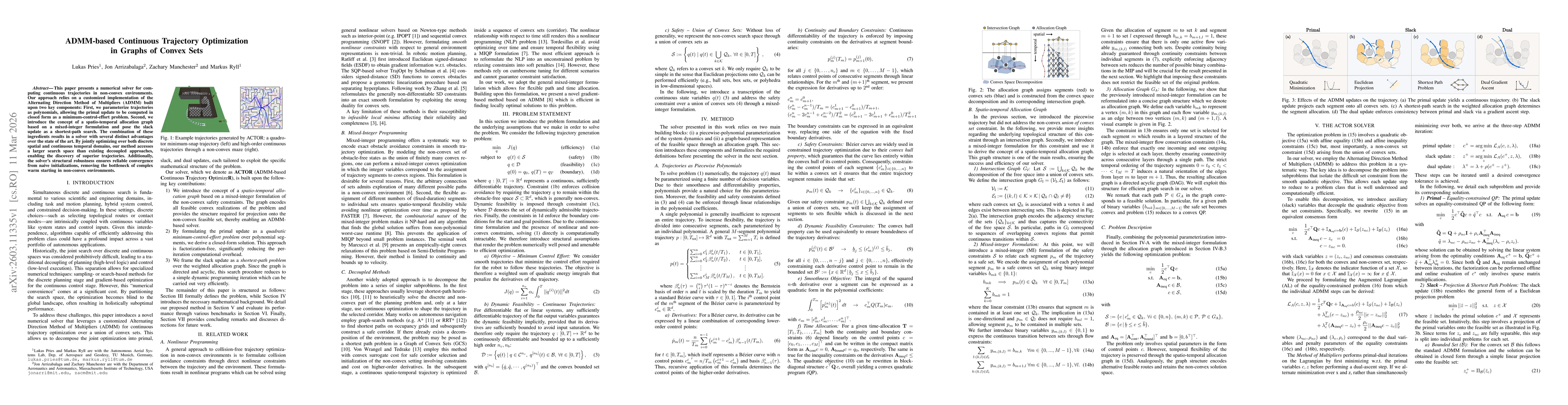 Thumbnail for ADMM-based Continuous Trajectory Optimization in Graphs of Convex Sets